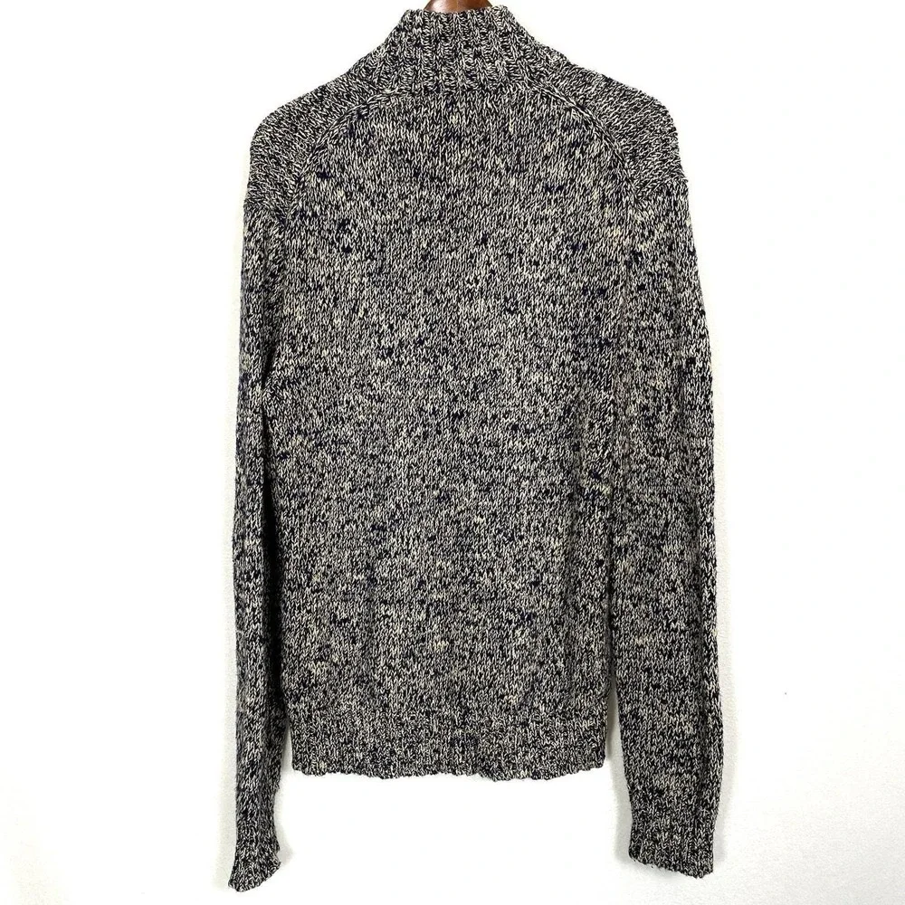 Vtg Polo Ralph Lauren Mens Medium Shawl Collar Sweater Chunky Knit Preppy Luxury